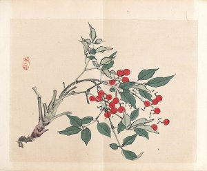 Kōno Bairei (1844-1895), wyd. Yamada Shinzaburo, Jarzębina, Kioto, 1913 r.