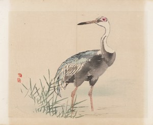 Kōno Bairei (1844-1895), wyd. Yamada Shinzaburo, Żuraw, Kioto, 1913 r.