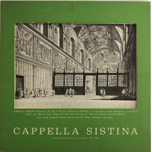  Lorenzo Perosi, Cappella Sistina, Chór kaplicy sykstyńskiej, Domenico Bertolucci