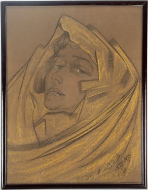 Stanisław Ignacy Witkiewicz (1885 Warszawa - 1939 Jeziory na Polesiu), Portret Anny M., IX 1931