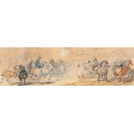 Piotr Michałowski (1800 Kraków - 1855 Krzyżtoporzyce), Targ koński, lata. ok. 1840-1845