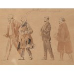 Jacek Malczewski (1854 Radom - 1929 Kraków), Szkice postaci