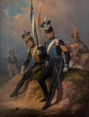 January Suchodolski (1797 Grodno-1875 Boimie k. Węgrowa), Ułani z czasów napoleońskich, 1852 r.