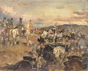 Jerzy Kossak (1886 Kraków - 1955 tamże), Napoleon, 1921 r.