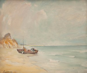 Marian Mokwa (1889 Malary - 1987 Sopot), Przy brzegu