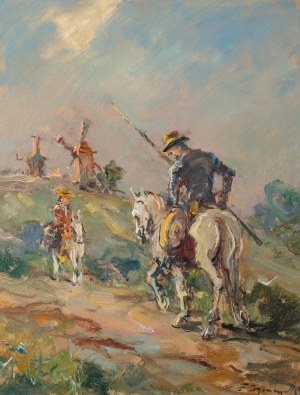 Eugeniusz Dzierzencki (1905 Warszawa - 1990 Sopot), Don Kichot