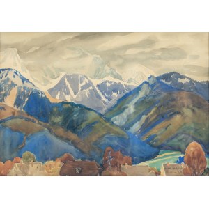 Henryk Uziembło (1879 Myślachowice - 1949 Kraków), Zakopane. Im Herbst im Tatra-Gebirge, 1916.