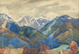 Henryk Uziembło (1879 Myślachowice - 1949 Kraków), Zakopane. Jesienią w Tatrach, 1916 r.