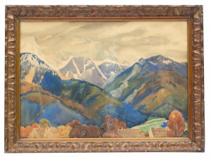 Henryk Uziembło (1879 Myślachowice - 1949 Kraków), Zakopane. Jesienią w Tatrach, 1916 r.