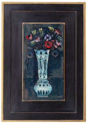 Joseph Pressmane (1904 Beresteczko- 1967 Paryż), Wazon z kwiatami