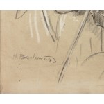 Henryk Berlewi (1894 Warszawa - 1967 Paryż), Skrzypek, 1943 r.