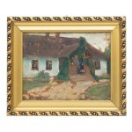 Bronisława Rychter-Janowska (1868 Kraków - 1953 tamże), Leśniczówka w Majdanie