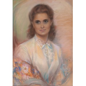 Józef Kidoń (1890 Rudzica - 1968 Warsaw), Portrait of a Woman