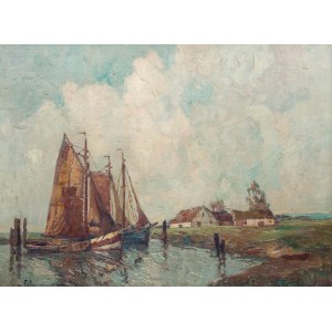 Rudolf Priebe (1889 - 1956 Rudolfstadt), By the Shore