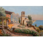 Gottfried Arnegger (1908 Wiedeń - 1943), Capri. Piazza Umberto