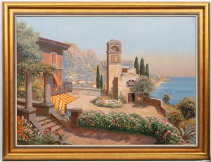 Gottfried Arnegger (1908 Wiedeń - 1943), Capri. Piazza Umberto