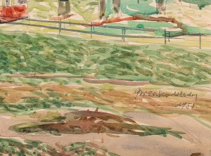 Władysław Brzosko (1912 Czyta/Syberia-2011 Arizona), Sopot. Tramwaj, 1951 r.
