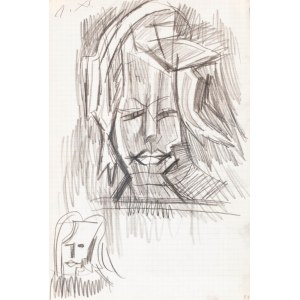 Jerzy Panek (1918 Tarnów-2001 Kraków), Ritratto di donna
