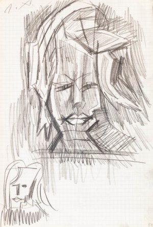 Jerzy Panek (1918 Tarnów-2001 Kraków), Portret kobiety