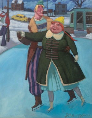 Jacek Pałucha (ur. 1966 Częstochowa), Ślizgawka, 2013 r.