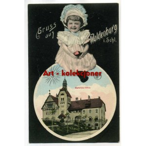 Walbrzych - Waldenburg - Girl - Gruss