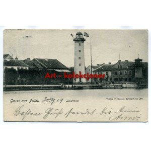 Bałtyjsk - Pillau - Latarnia - Domy