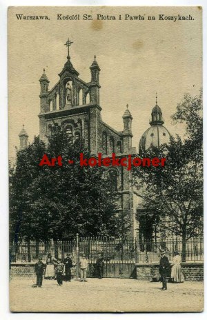 Warsaw - St. Peter and Paul Church in Koszyki Street
