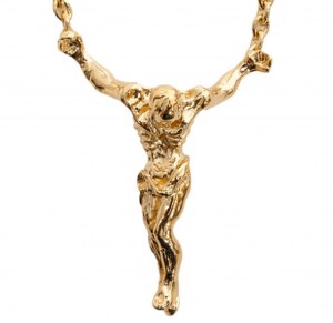 Pendant and bracelet, Salvador Dali, Christ of St. John.