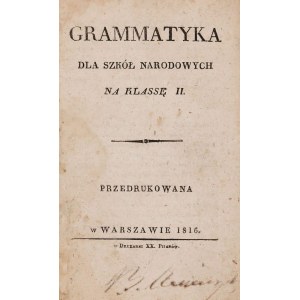 GRAMMAR FOR NATIONAL SCHOOLS FOR CLASS II