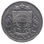 Latvia, 20 Santimu, 1922 year, NGC, MS 61