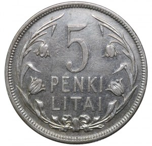 Lithuania, 5 Litai, 1925 year