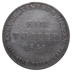 Kurfürstentum Hessen, 1 Reichsthaler, Jahr 1841