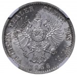 Kingdom of Prussia, ⅙ Thaler, 1868 year, A, NGC, MS 64