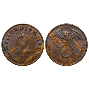 Germany, 2 Reichspfennig, 1939 year, J
