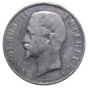 France, 5 Francs, 1855 year, A