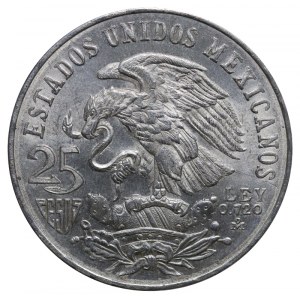 Mexico, 25 Pesos, 1968 year, Mo, 19th Summer Olympics - Mexico 1968