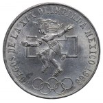 Mexico, 25 Pesos, 1968 year, Mo, 19th Summer Olympics - Mexico 1968