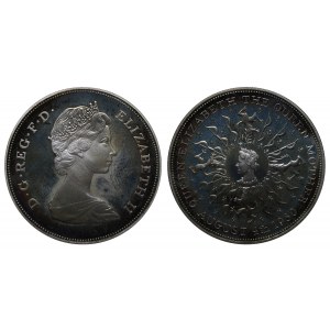 United Kingdom, 25 Pence, 1980 year, 80th birthday of Queen Elizabeth the Queen Mother