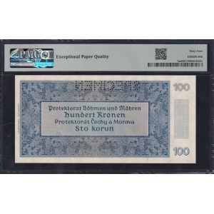 Bohemia & Moravia, 100 Korun, 1940, Choice UNC 64 EPQ, SPECIMEN