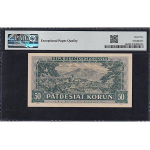 Czechoslovakia, 50 Korun, 1948, Gem UNC 65 EPQ