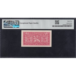 Czechoslovakia, 5 Korun, 1949, Gem UNC 65 EPQ