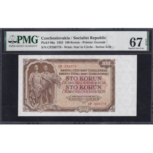 Czechoslovakia, 100 Korun, 1953, Superb Gem UNC 67 EPQ