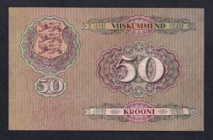 Estonia, 50 Krooni, 1929, VF+
