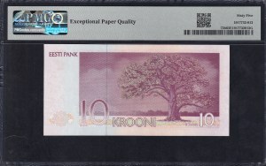 Estónsko, 10 Krooni, 1992 (1994), Gem UNC 65 EPQ