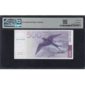 Estonia, 500 Krooni, 2000, Gem UNC 66 EPQ