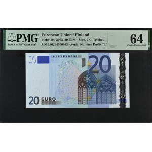 European Union, 20 Euro, 2002, Choice UNC 64