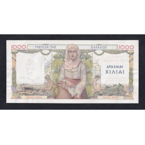 Greece, 1000 Drachmai, 1935, UNC