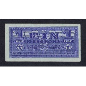 Greece, 1 Reichspfennig, 1942, XF