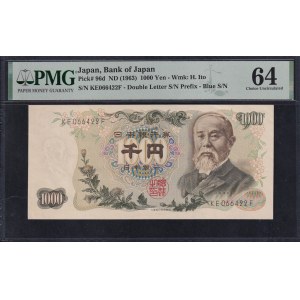 Japan, 1000 Yen, 1963, Choice UNC 64