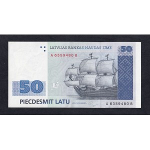 Latvia, 50 Latu, 1992, UNC